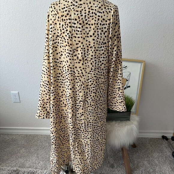 Cupcakes And Cashmere Arianne Cheetah Duster Cardigan - Picture 4 of 7